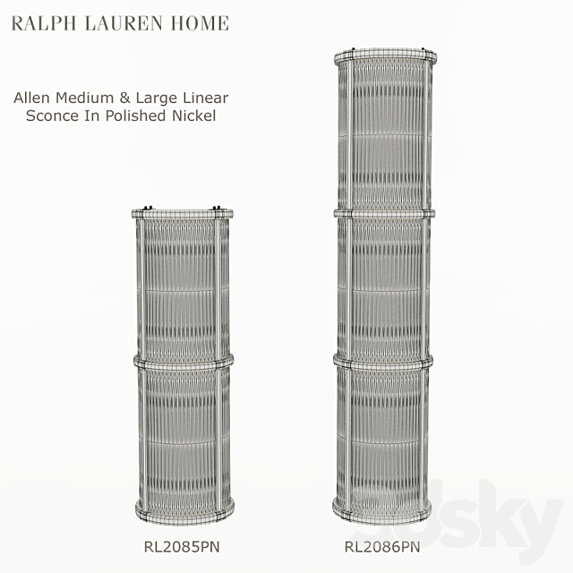 Ralph Lauren Allen RL2085PN and RL2086PN 3DS Max Model - thumbnail 2