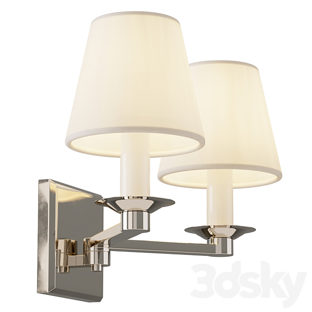 Ralph Lauren – Evans Double-Arm Sconce 3ds Max - thumbnail 2