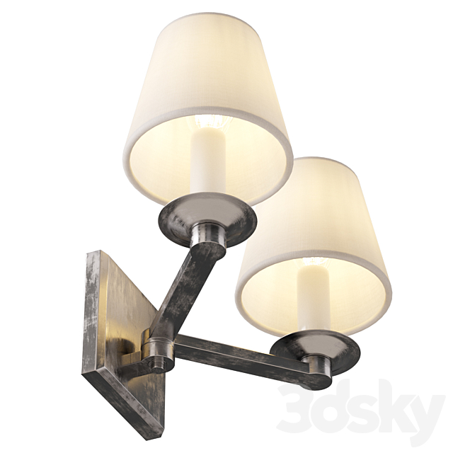 Ralph Lauren – Evans Double-Arm Sconce 3ds Max - thumbnail 3