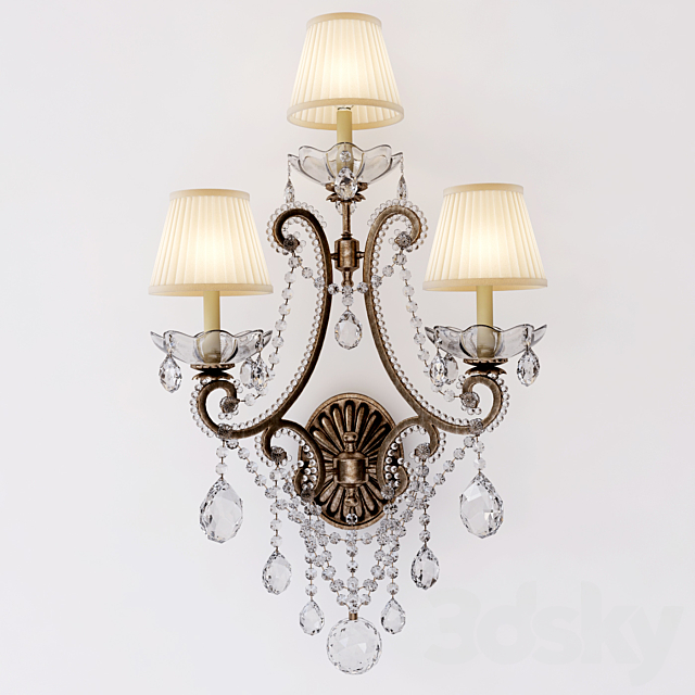 Ralph Lauren wall lamp ADRIANNA 3DSMax File - thumbnail 1