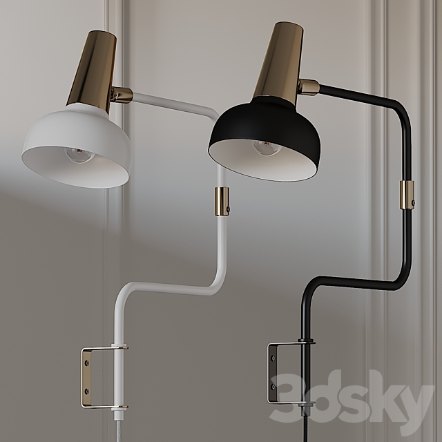 Ray Wall Sconce by BANKERYD 3DSMax File - thumbnail 1