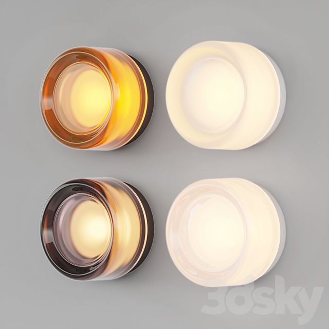 RBW Dimple Sconce _ Ceiling Flush Mount 3DSMax File - thumbnail 1