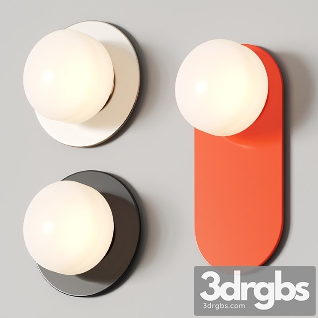 Rbw pastille sconces 3dsmax Download - thumbnail 1