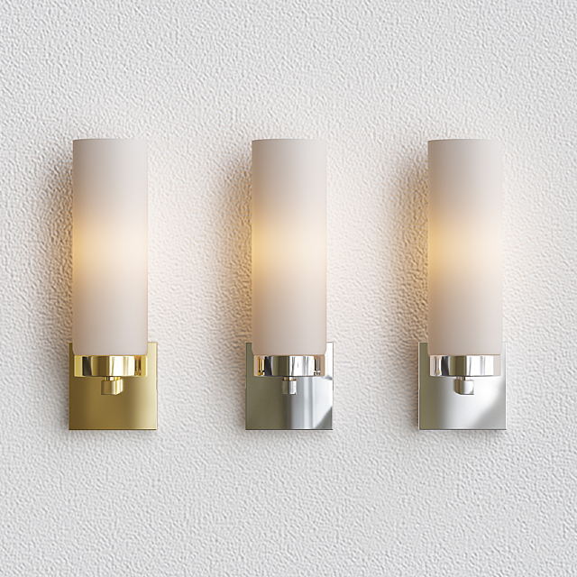 Restoration hardware sconces 3ds Max - thumbnail 1