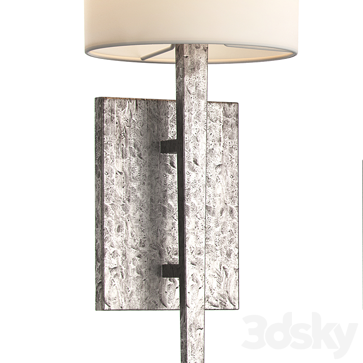 RESTORATION HARDWARE WRIGHT SCONCE 2 IN 1 3DS Max Model - thumbnail 2