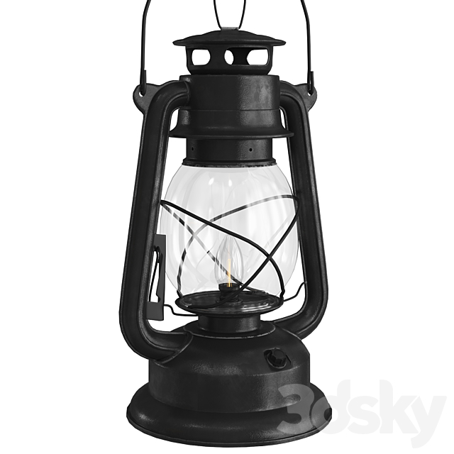 Retro lantern 3DSMax File - thumbnail 5