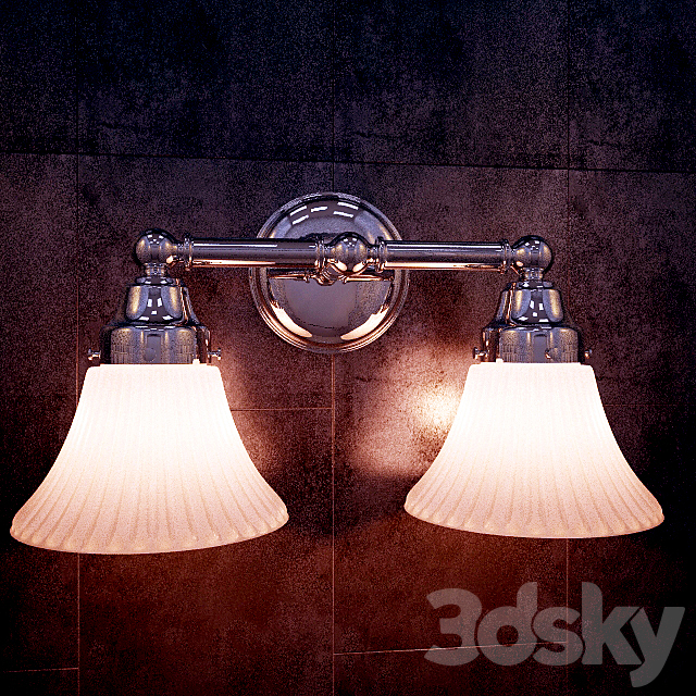 RH Chatham Double Sconce 3DSMax File - thumbnail 1