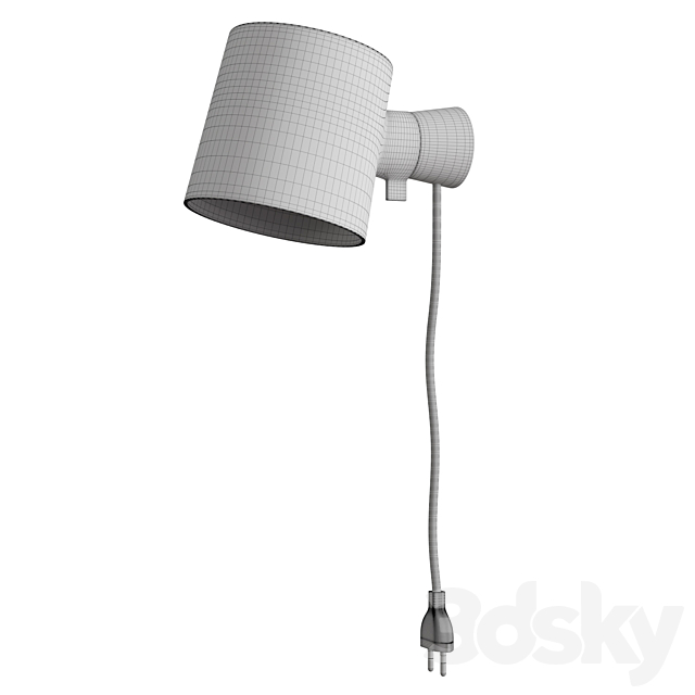 Ris wall lamp 3ds Max - thumbnail 3