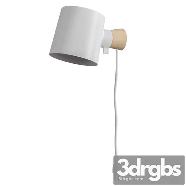 Ris wall lamp 3dsmax Download - thumbnail 1