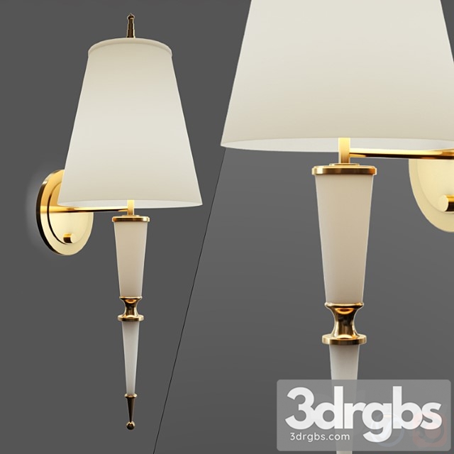 Robert abbey lighting w903 jonathan adler versailles wall sconce 3dsmax Download - thumbnail 1