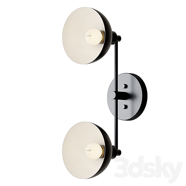 Robo Double Sconce Light from Inscapes Design 3DS Max Model - thumbnail 2