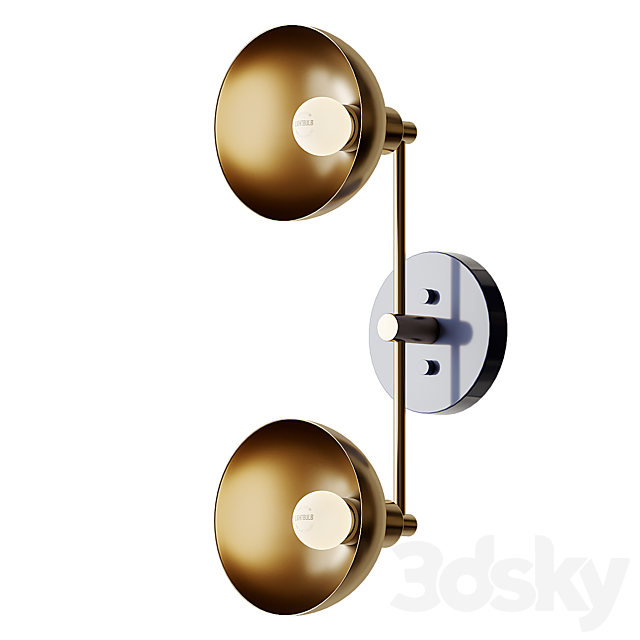 Robo Double Sconce Light from Inscapes Design 3DS Max Model - thumbnail 4