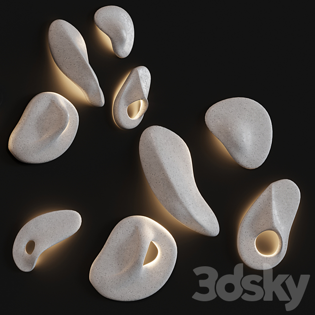 Rogan Gregory Illuminated Sculpture 3ds Max - thumbnail 1