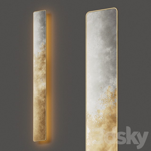 Rossato Arredamenti Elliot Wall Lamp 3DS Max Model - thumbnail 2