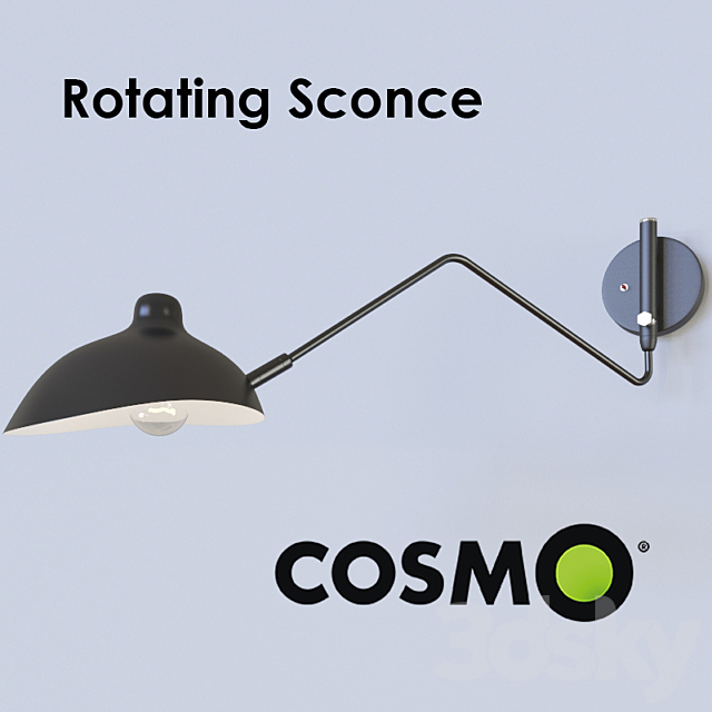 Rotating Sconce 3DSMax File - thumbnail 1