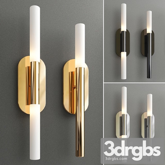 Rousseau medium vanity sconce 3dsmax Download - thumbnail 1