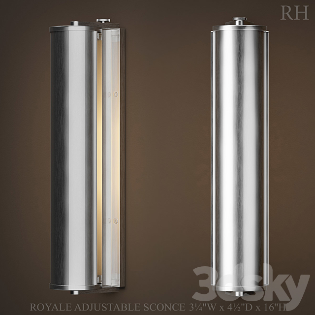 ROYALE ADJUSTABLE SCONCE 3DSMax File - thumbnail 2