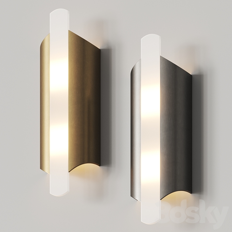 Saphir Wall Lamps 3DS Max - thumbnail 1