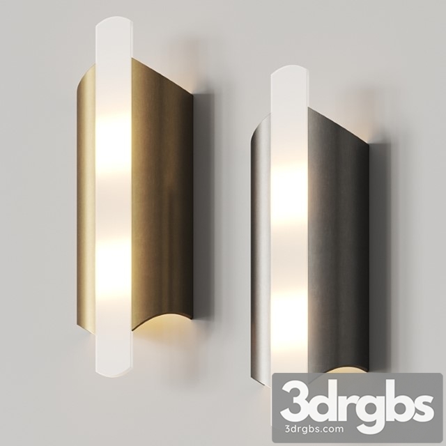 Saphir wall lamps 3dsmax Download - thumbnail 1