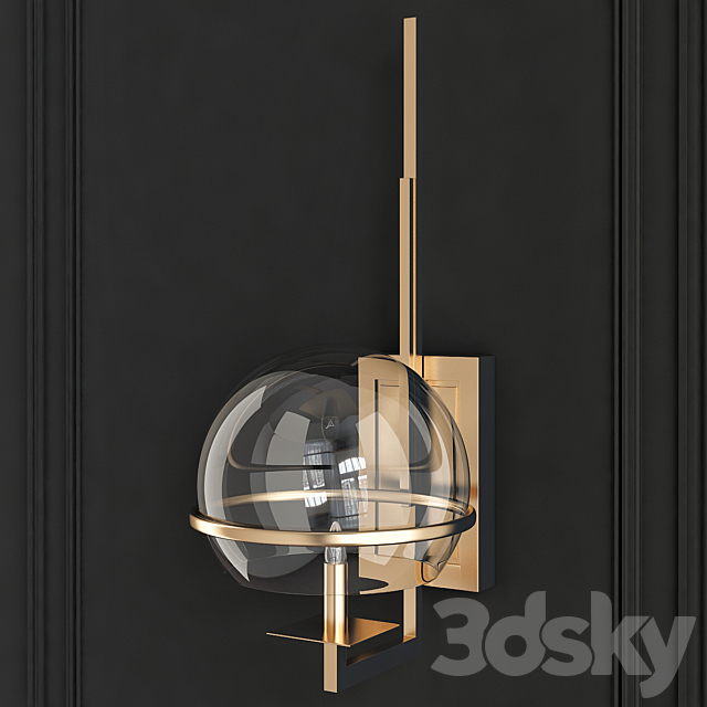 Saturn 1-Light Wall Sconce See More by Regina Andrew 3ds Max - thumbnail 1