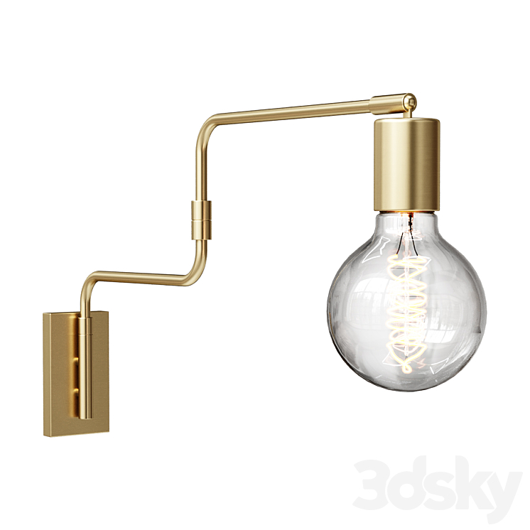 Sconce 3DS Max Model - thumbnail 3