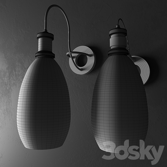 Sconce 3ds Max - thumbnail 2