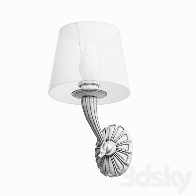 Sconce APGI04 Christine Gaia Mobili 3DS Max Model - thumbnail 2