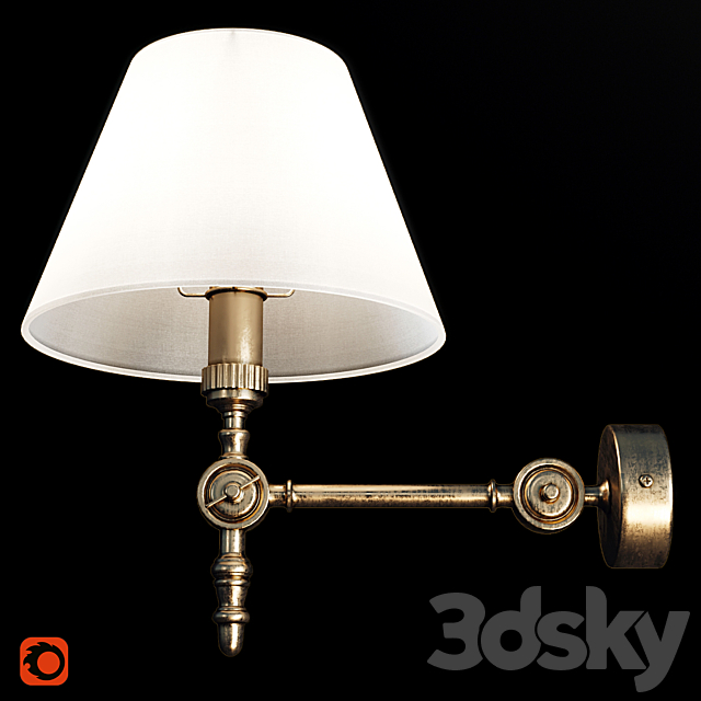 Sconce ARTE LAMP 3ds Max - thumbnail 1