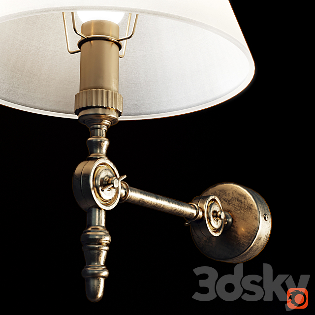 Sconce ARTE LAMP 3ds Max - thumbnail 2