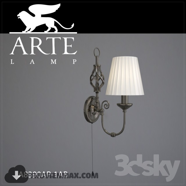 Sconce Arte Lamp A8390AP-1AB 3DS Max - thumbnail 3