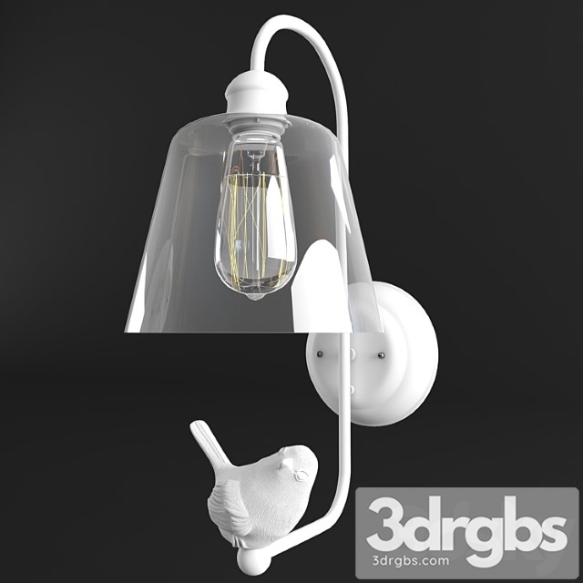 Sconce arte lamp passero a4289ap-1wh 3dsmax Download - thumbnail 1