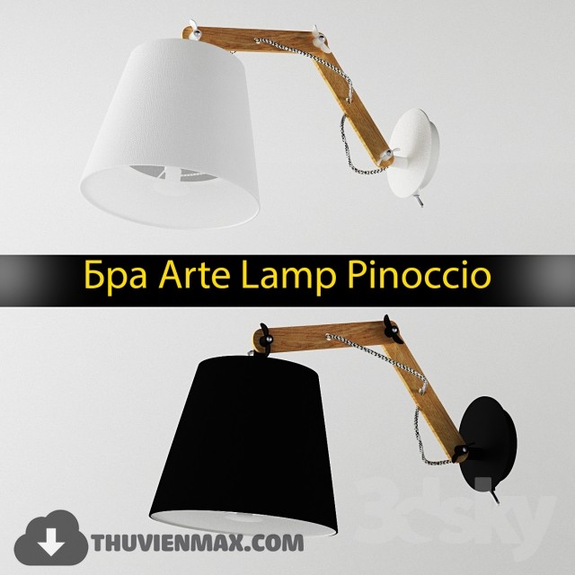 Sconce Arte Lamp Pinoccio 3DS Max - thumbnail 3