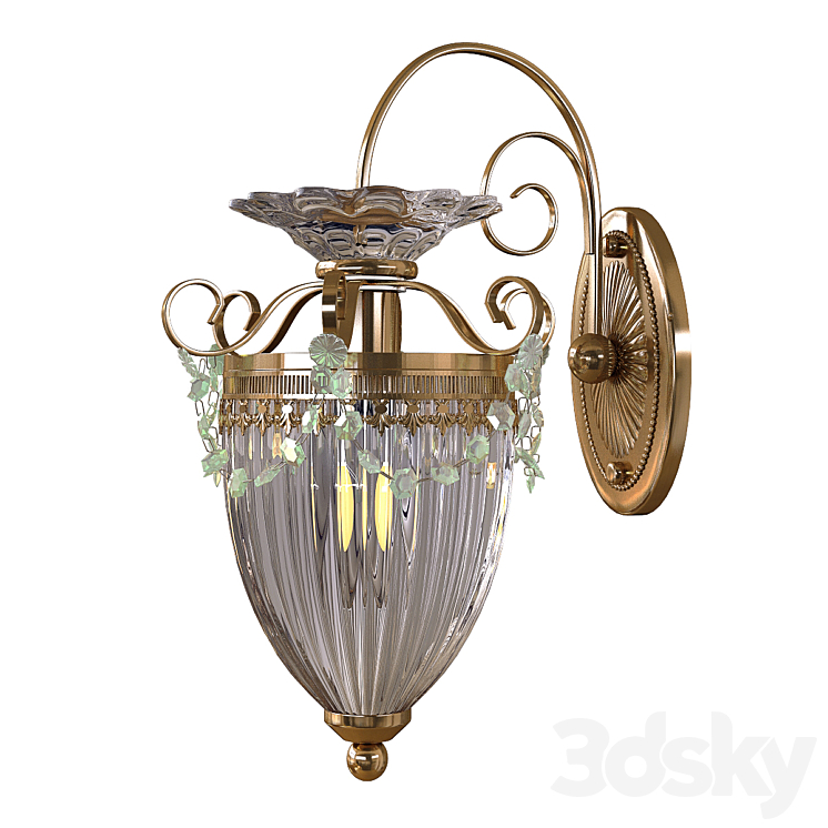 Sconce Arte Lamp Schelenberg A4410AP-1SR 3DS Max - thumbnail 1