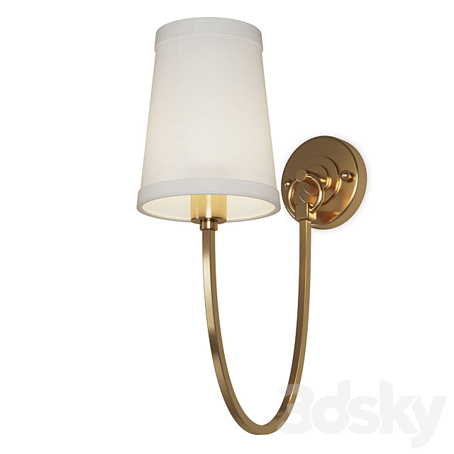 Sconce Dantone Home Virginia 3DS Max Model - thumbnail 2