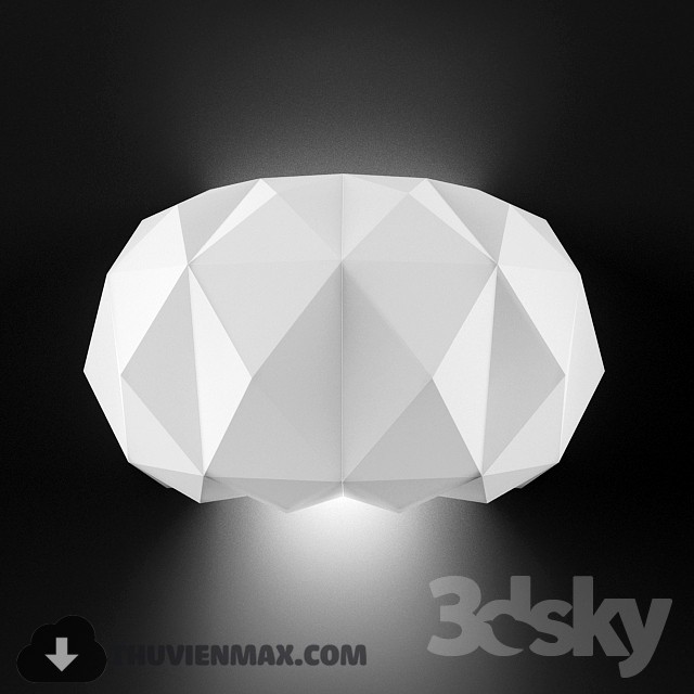 Sconce Deluxe 35 P 3DS Max - thumbnail 3