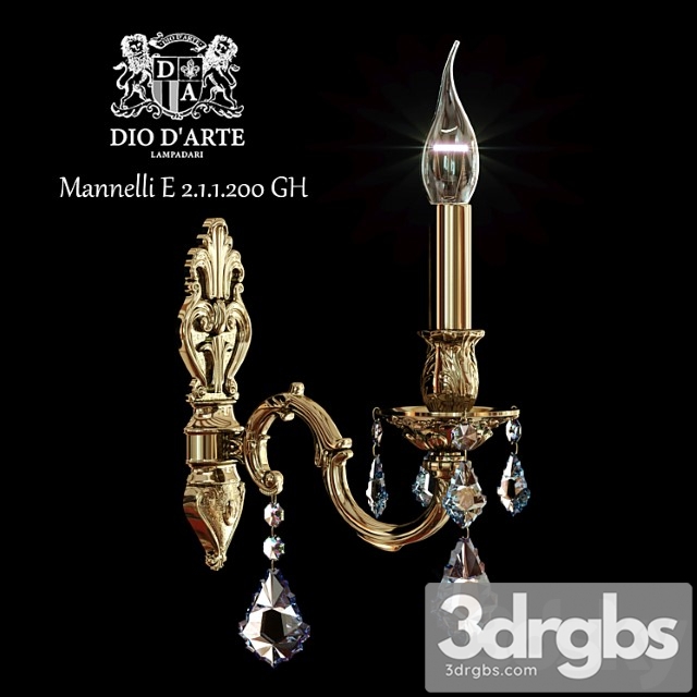 Sconce dio d&_1 3dsmax Download - thumbnail 1