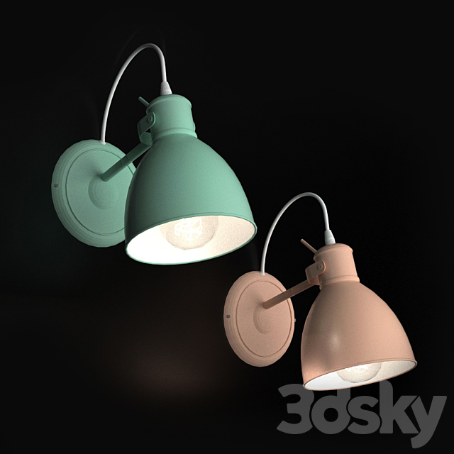 Sconce Eglo Priddy Priddy-P 3DS Max Model - thumbnail 2