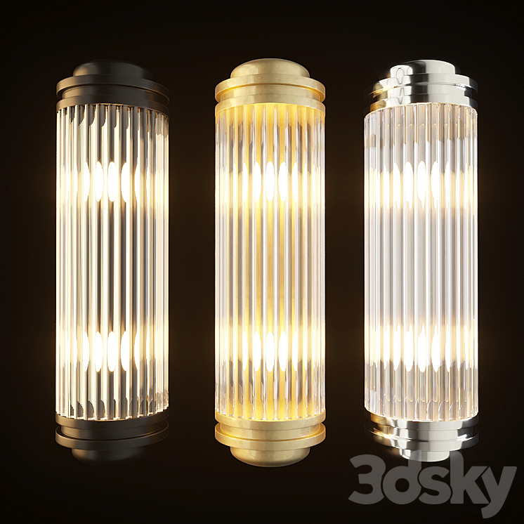 Sconce Eichholtz 110495 Gascogne 3DS Max - thumbnail 1