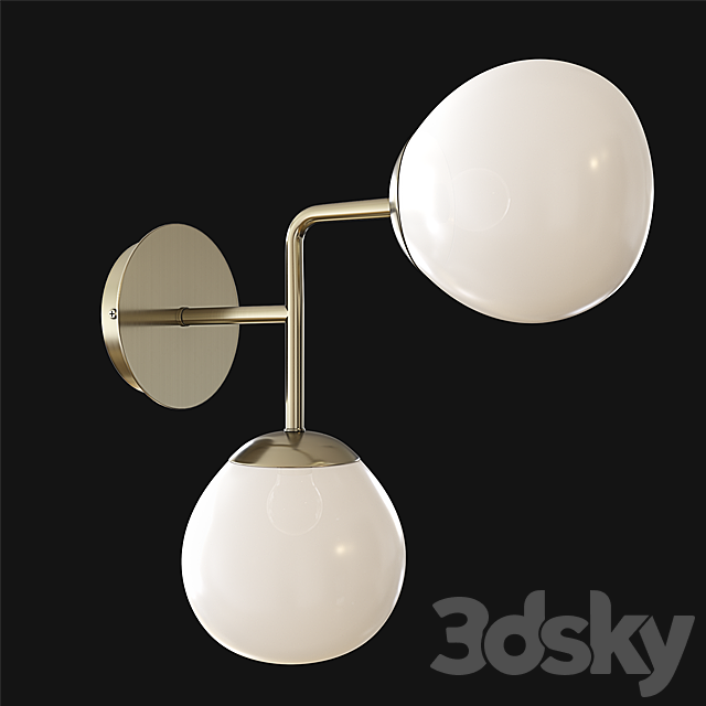 Sconce Erich MOD221 WL 02 G 3DSMax File - thumbnail 1