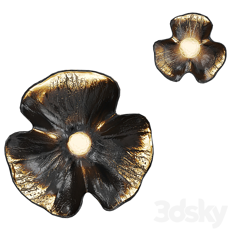 Sconce FLORA Vetvi Store 3DS Max Model - thumbnail 2