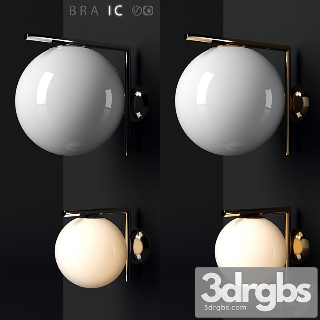 Sconce Flos Ic 3dsmax Download - thumbnail 1