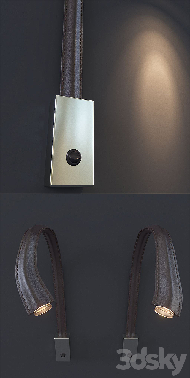 Sconce for reading – Flexiled by Contardi 3DSMax File - thumbnail 4