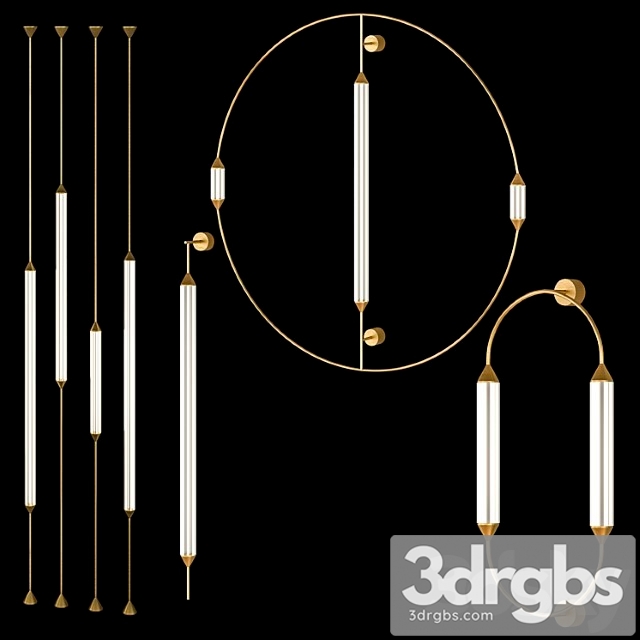 Sconce Giopato Coombes Cirque Set 3dsmax Download - thumbnail 1