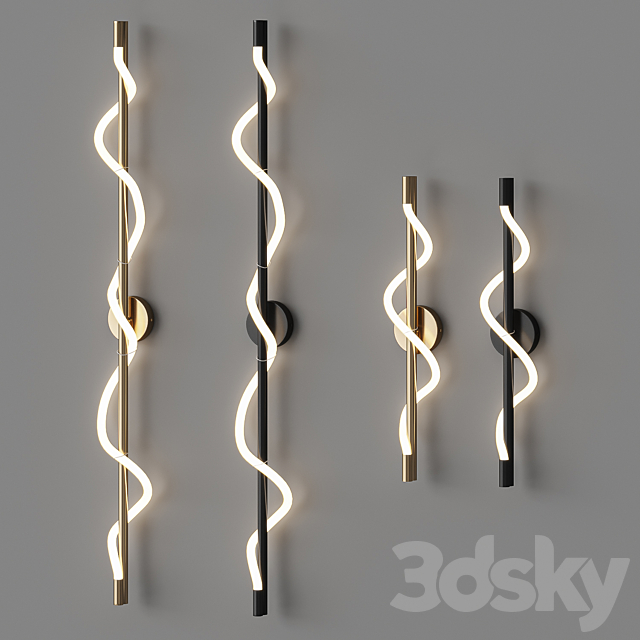 Sconce GLORIFY LUX WALL 3DS Max Model - thumbnail 2