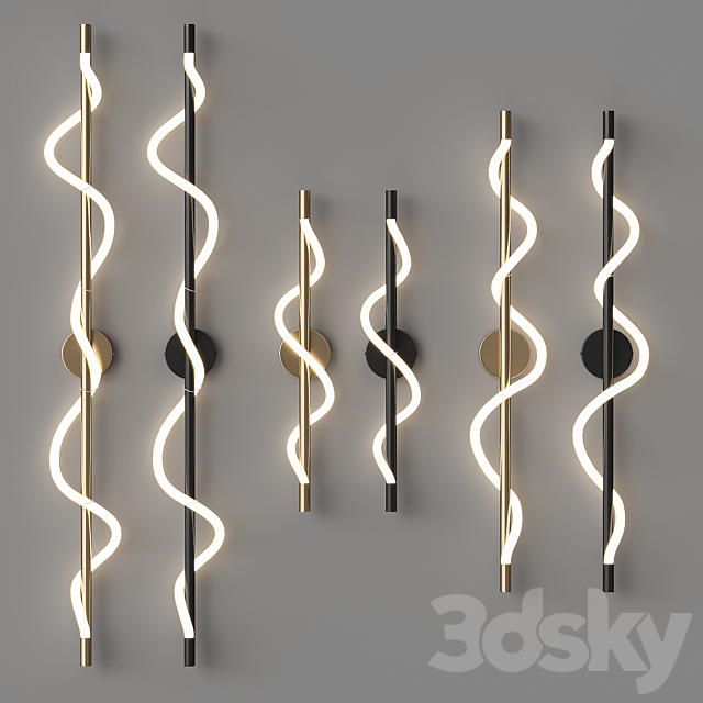 Sconce GLORIFY LUX WALL 3DS Max Model - thumbnail 3