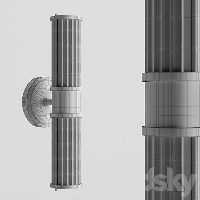 Sconce harry wl 3ds Max - thumbnail 2