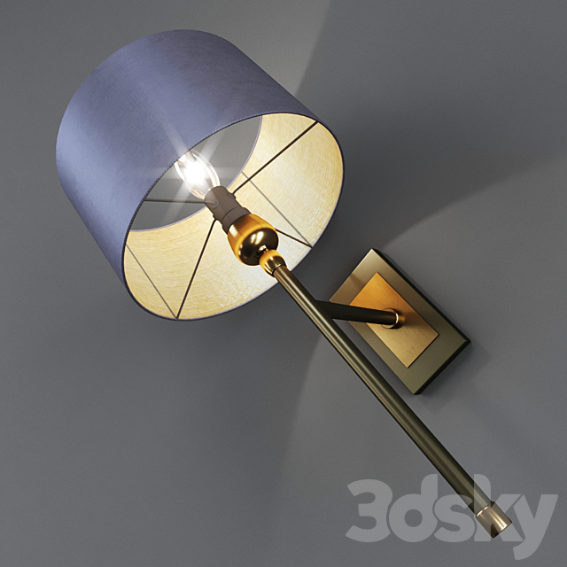 Sconce heathfield. CASABLANCA WALL LIGHT 3DSMax File - thumbnail 2