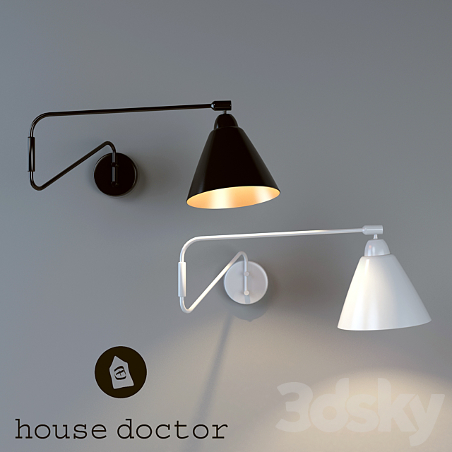 Sconce House Doctor 3DS Max Model - thumbnail 1