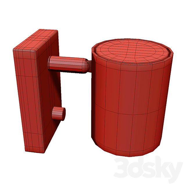 Sconce IKEA NYMÅNE 3ds Max - thumbnail 3