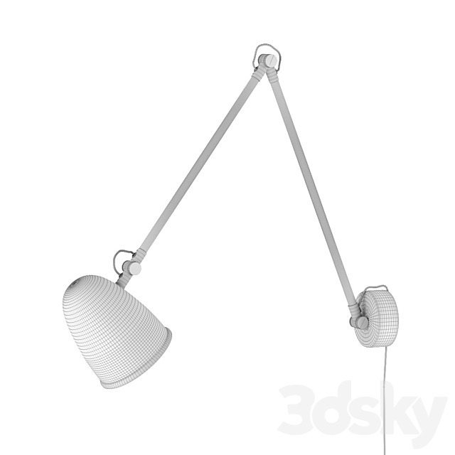 Sconce IKEA SKURUP 3ds Max - thumbnail 2